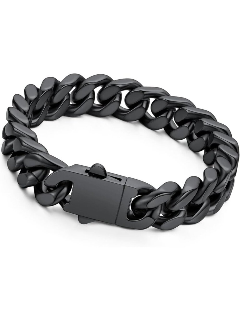 Stylish Gold/Black/Silver Cuban Link Bracelet for Men, 5-12MM Width, Trendy